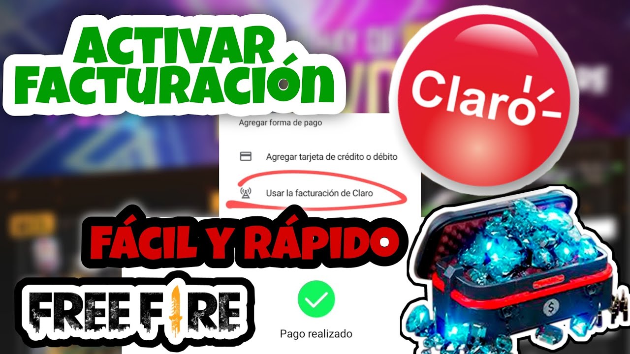 Como comprar diamantes en Free Fire con saldo claro