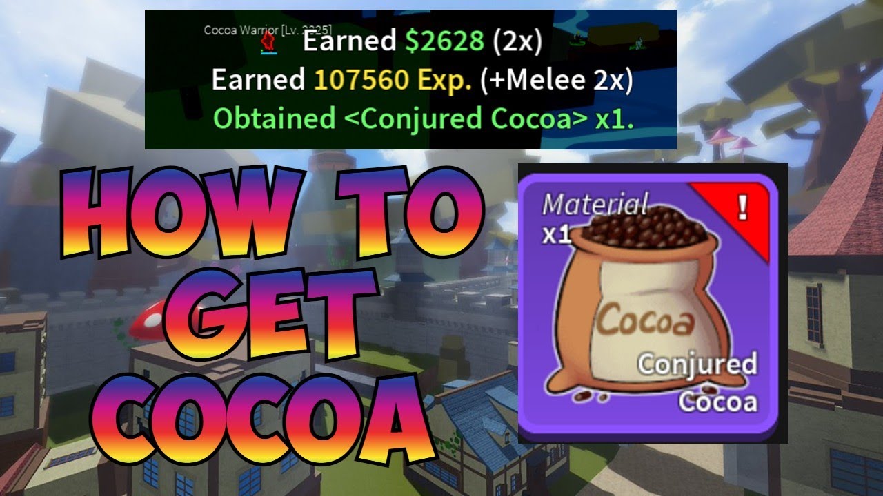 Como conseguir cocoa en Blox Fruits