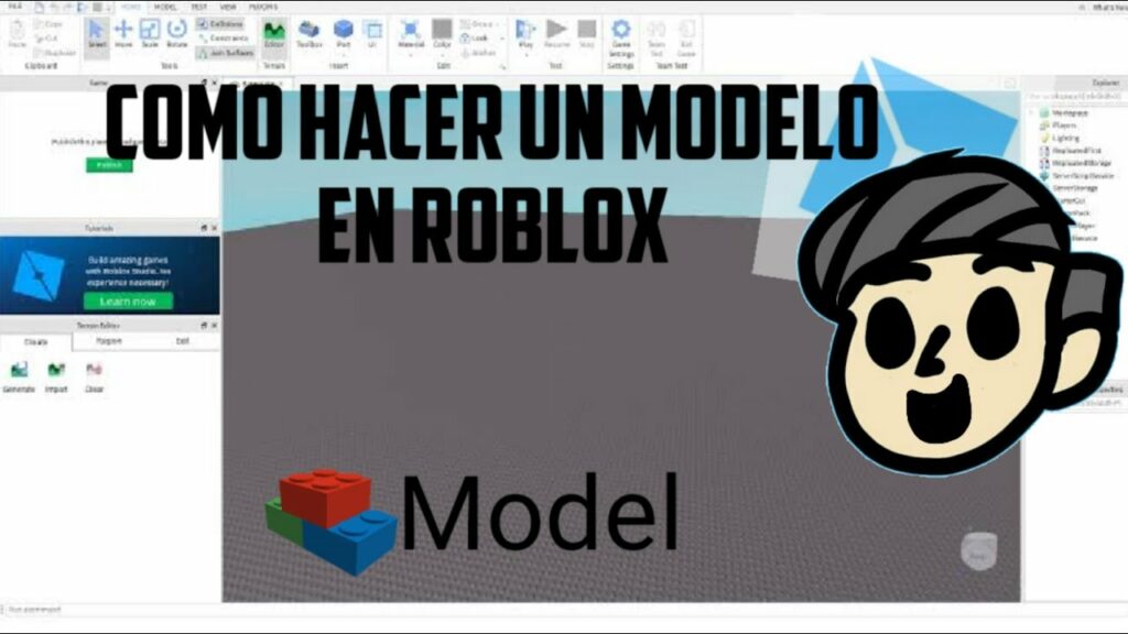 Como hacer modelos en Roblox Studio