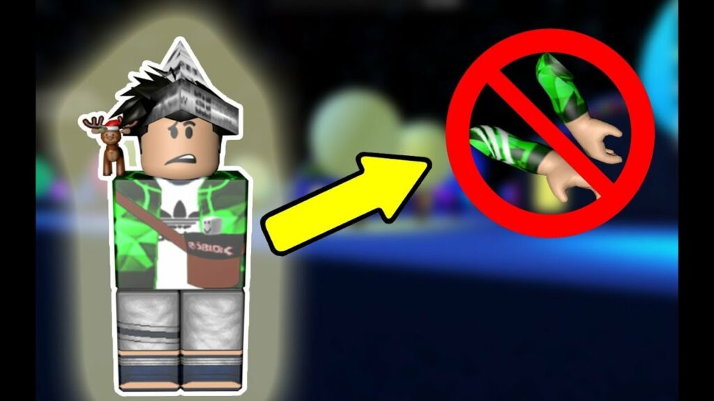 Como quitar los brazos en Roblox