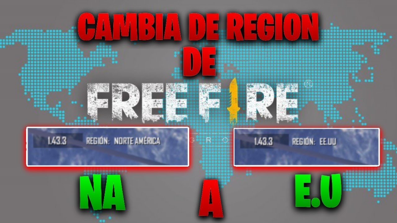 Qué países son región Norte en Free Fire